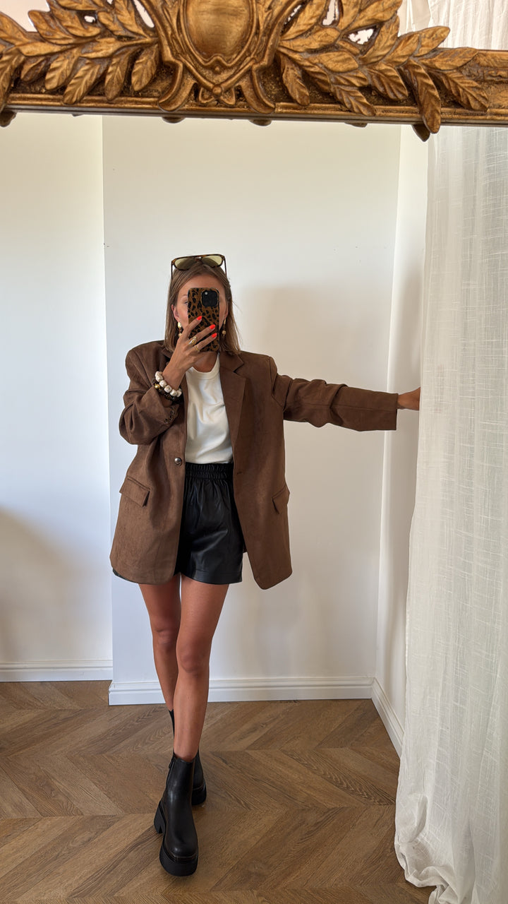 BLAZER |  SUEDE CHOCO