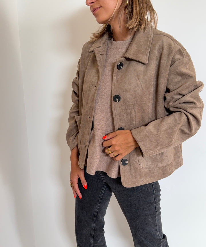VESTE | AVA TAUPE