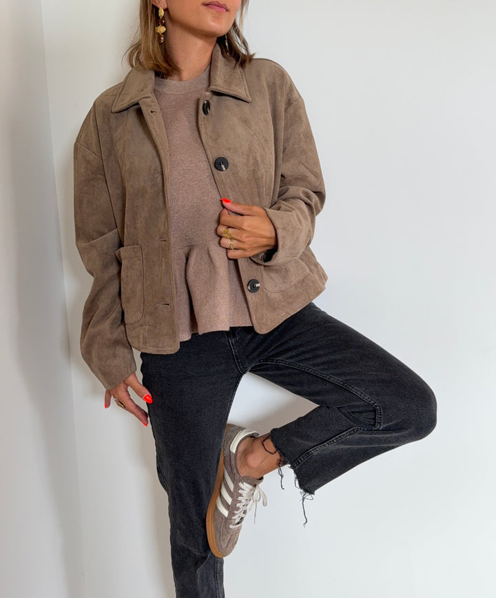 VESTE | AVA TAUPE