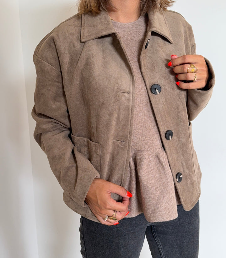 VESTE | AVA TAUPE