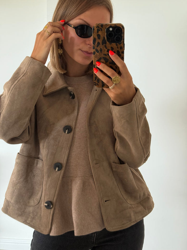 VESTE | AVA TAUPE