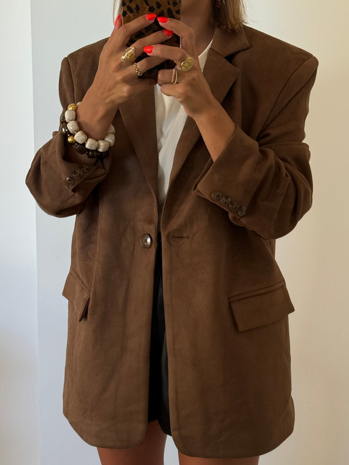 BLAZER |  SUEDE CHOCO