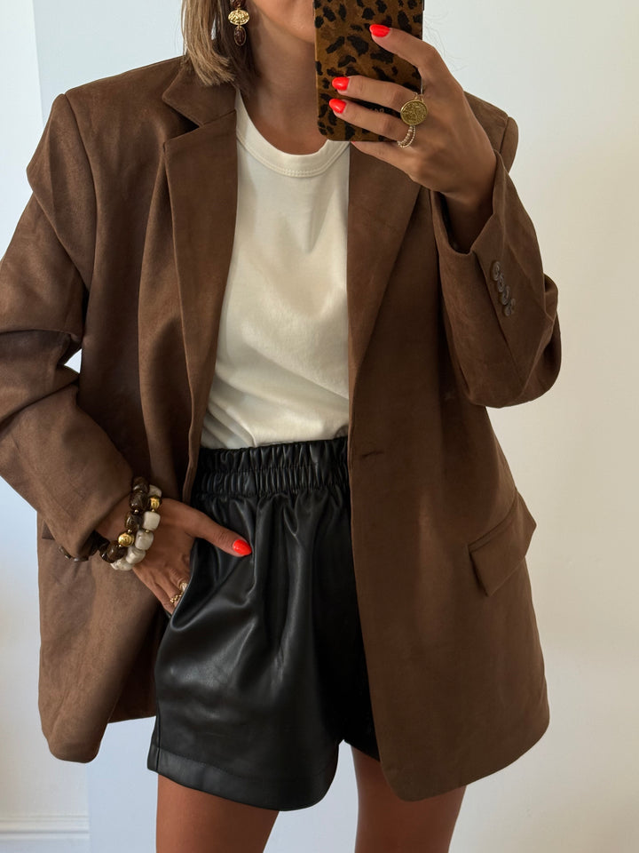 BLAZER |  SUEDE CHOCO