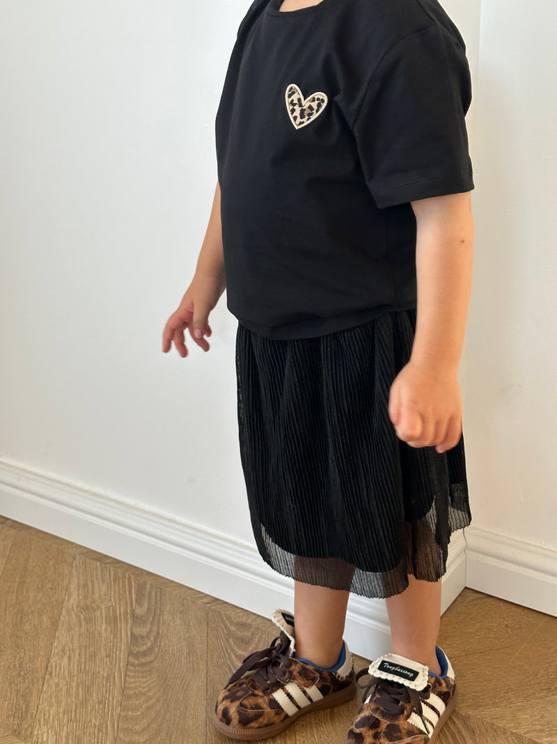 TSHIRT | COEUR LEO KIDS NOIR