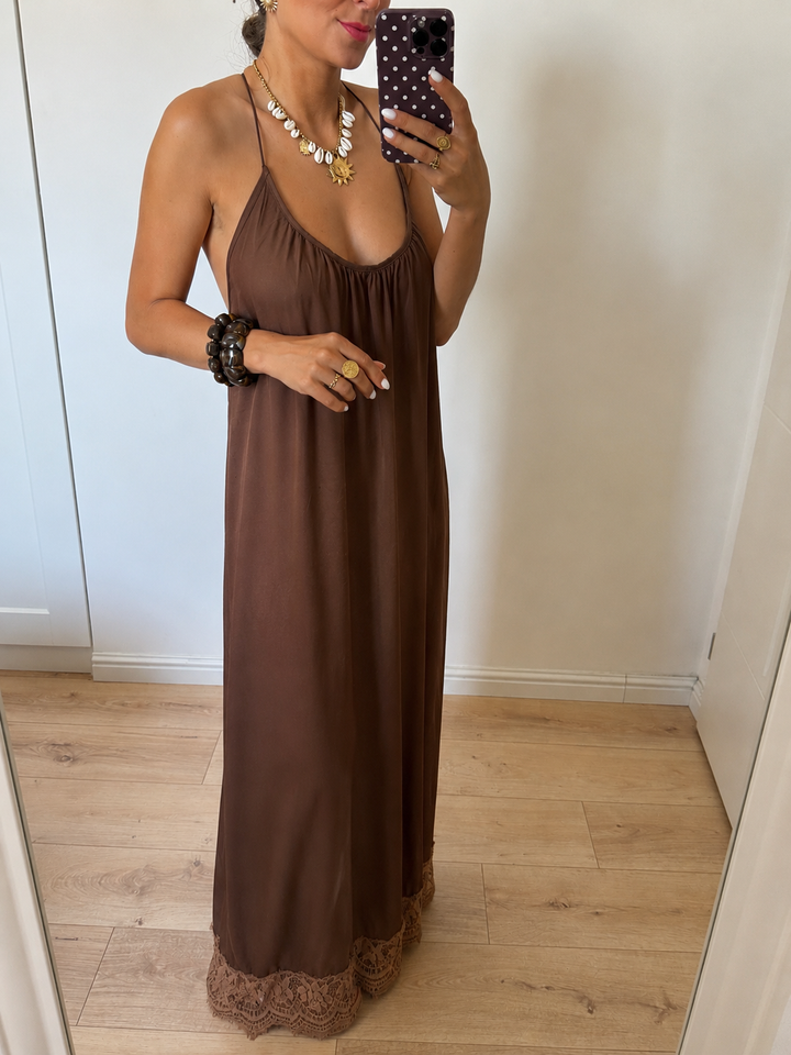 ROBE | LUNA MARRON (précommande)