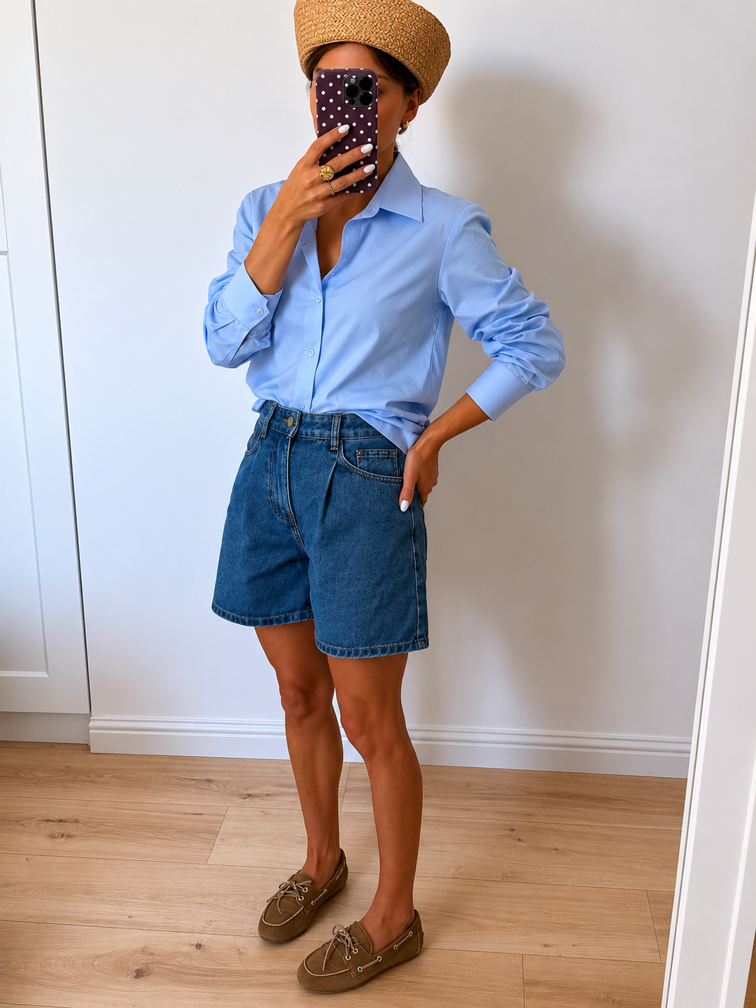 CHEMISE | EPAULETTE BLEU