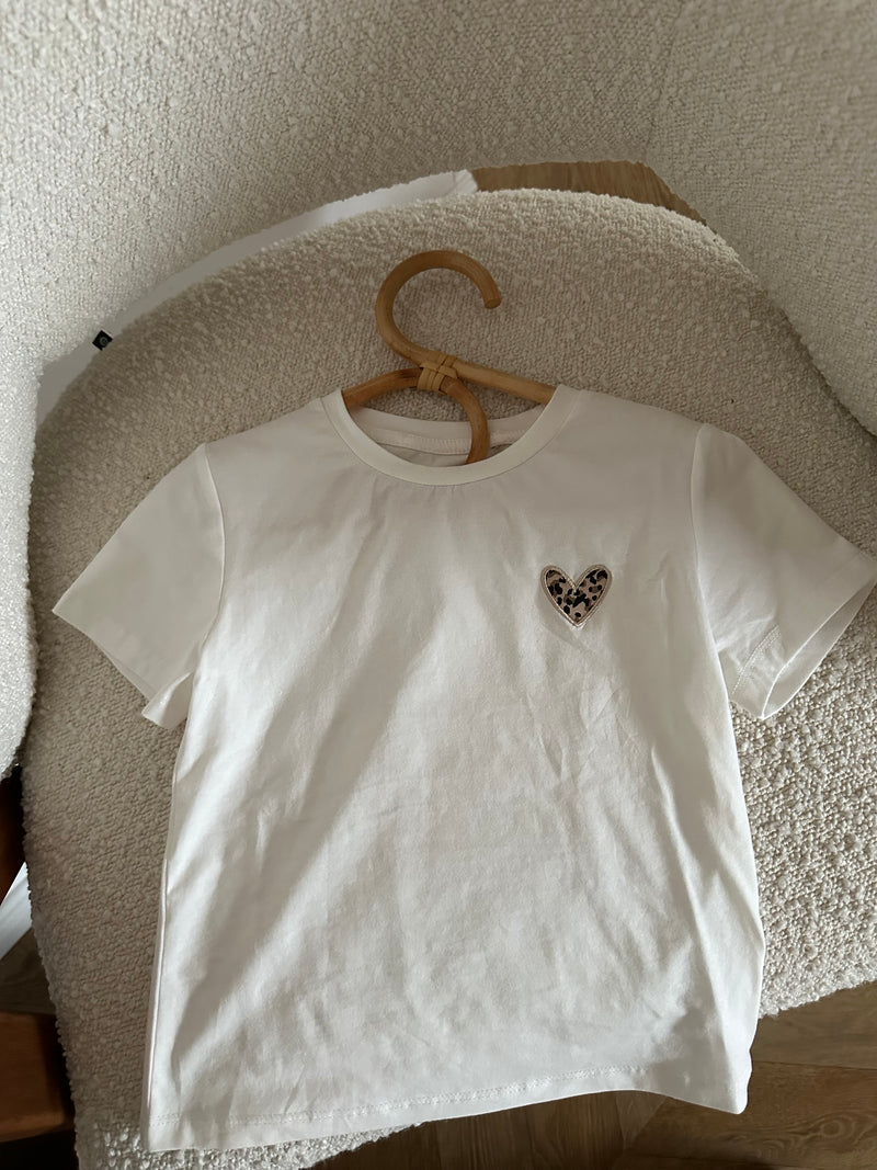 TSHIRT | COEUR LEO KIDS BLANC