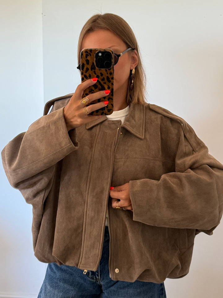 BOMBER | LIA TAUPE (Précommande)