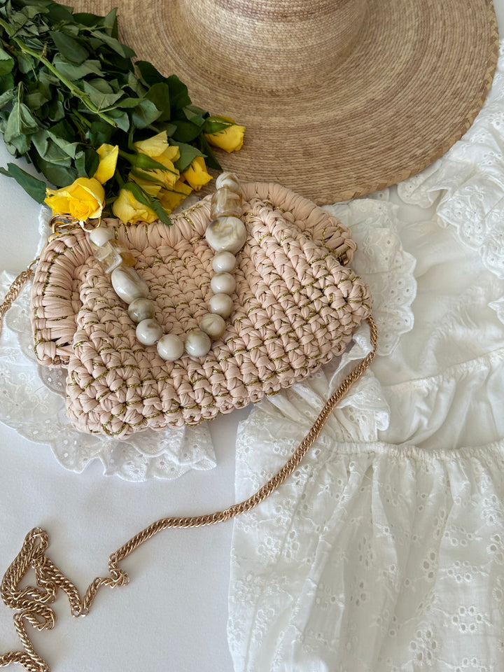 POCHETTE PALOMA BEIGE