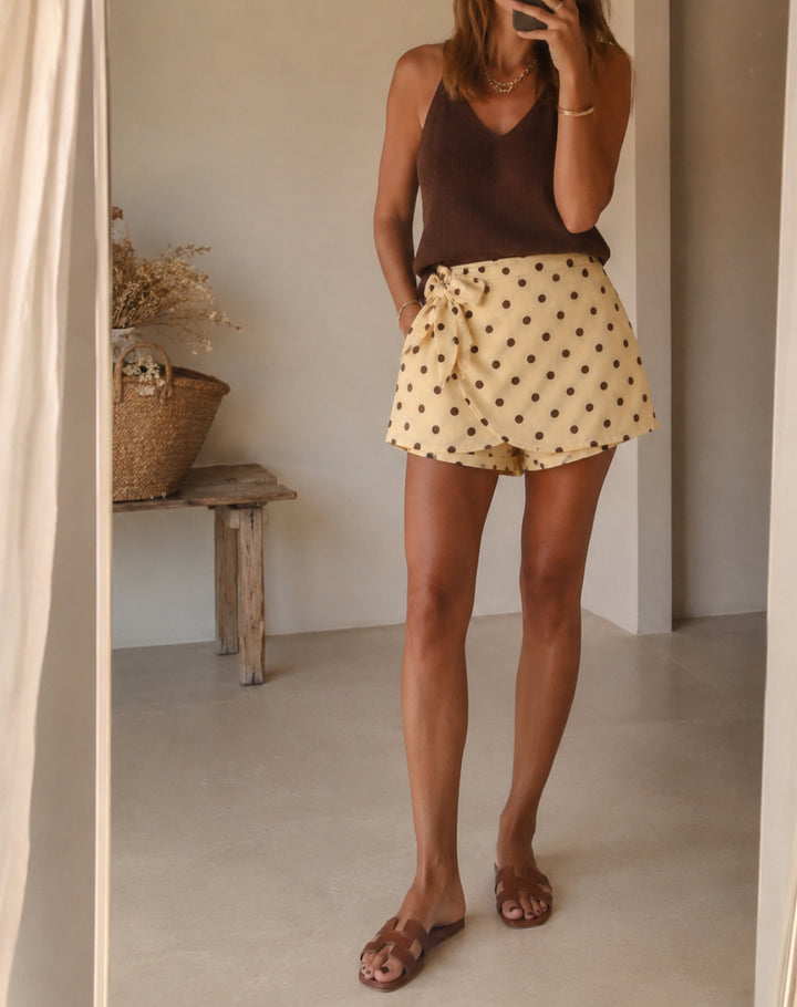 JUPE | POIS JAUNE