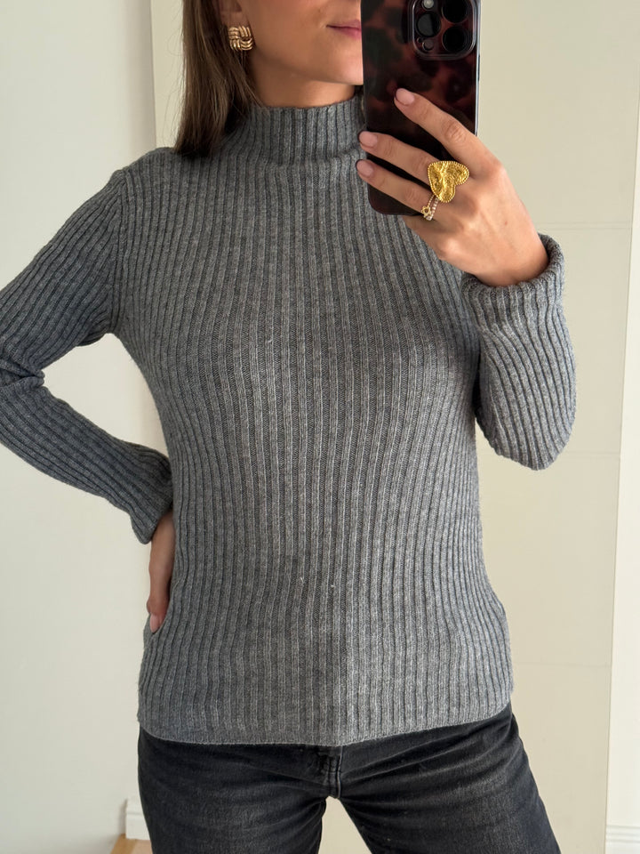 PETIT PULL GRIS