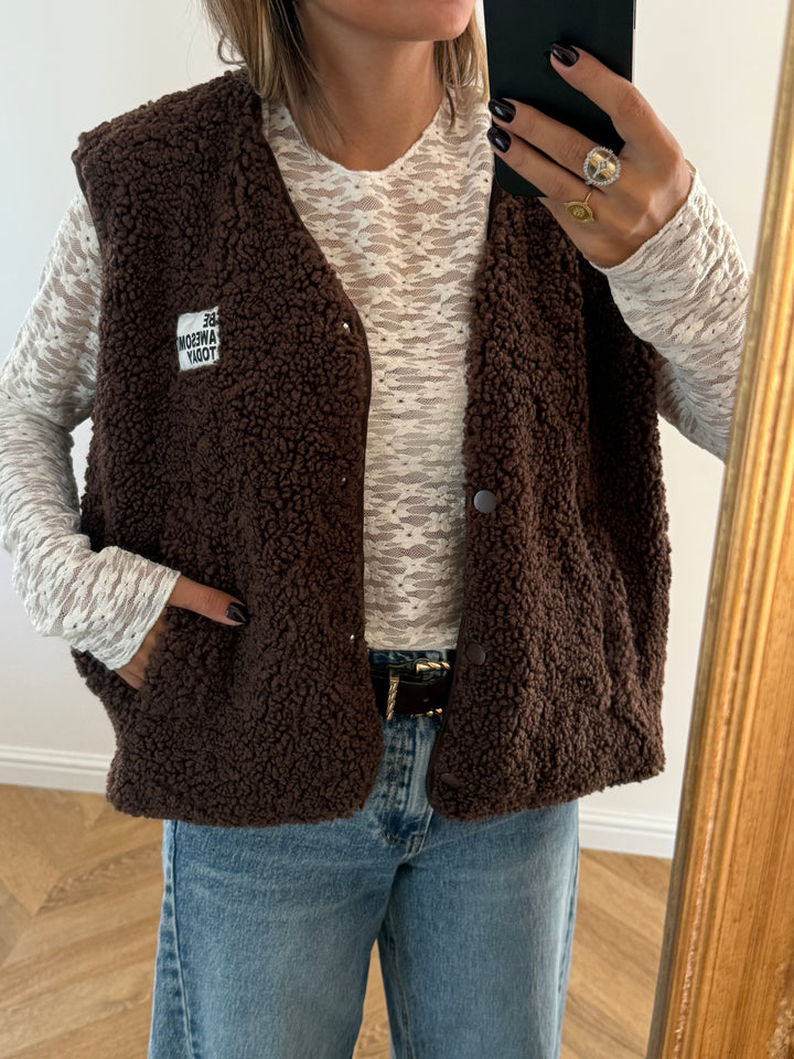 GILET | STELLA CHOCO