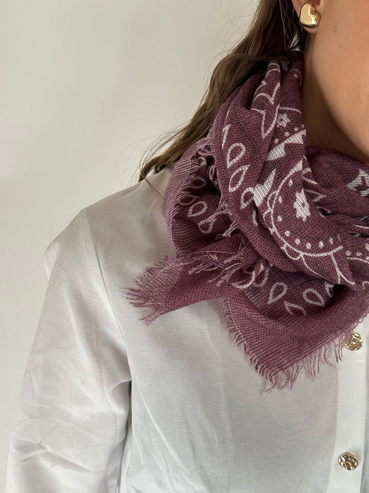 FOULARD IDA BORDEAUX