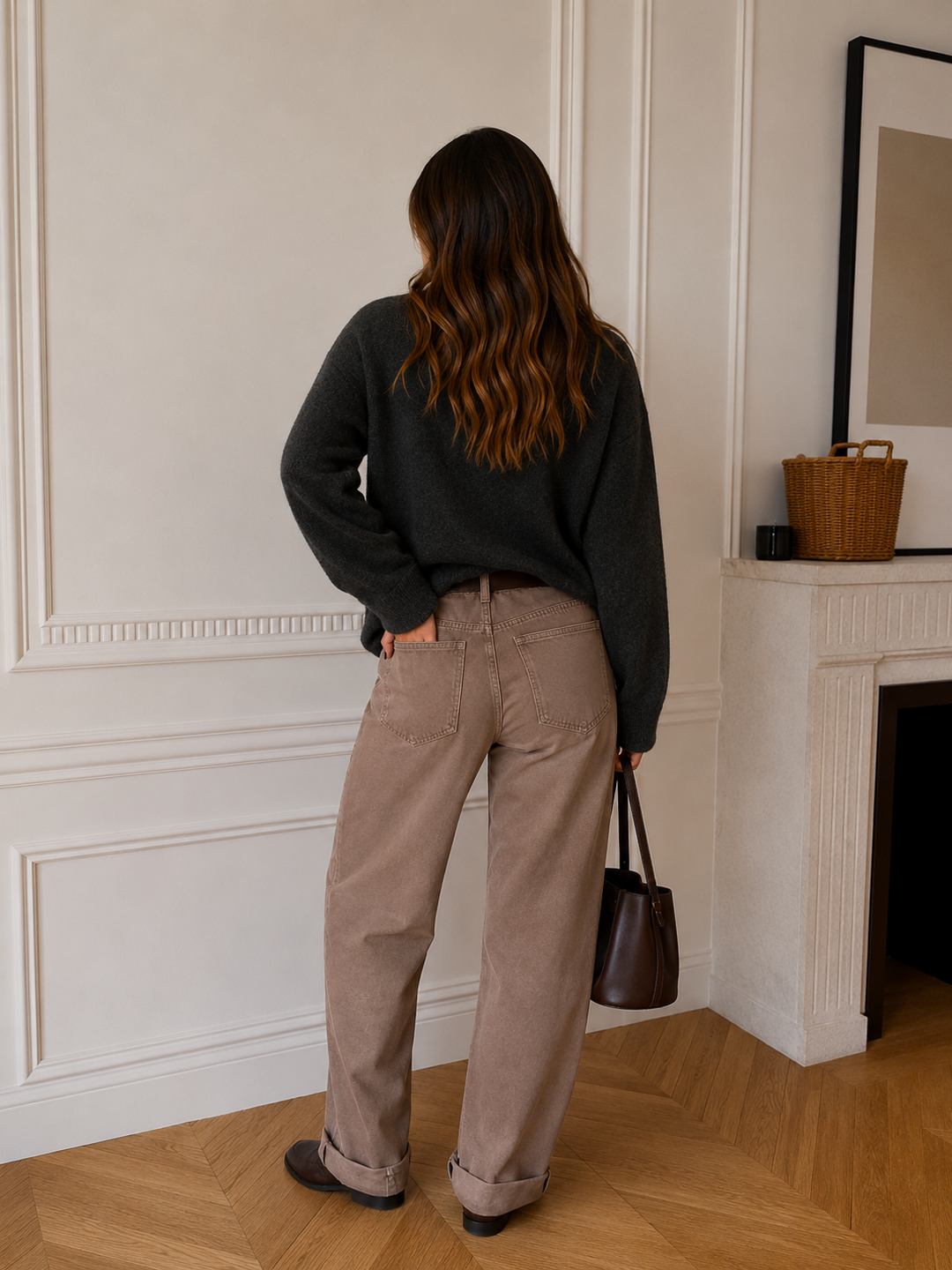 JEAN | BARREL MARRON