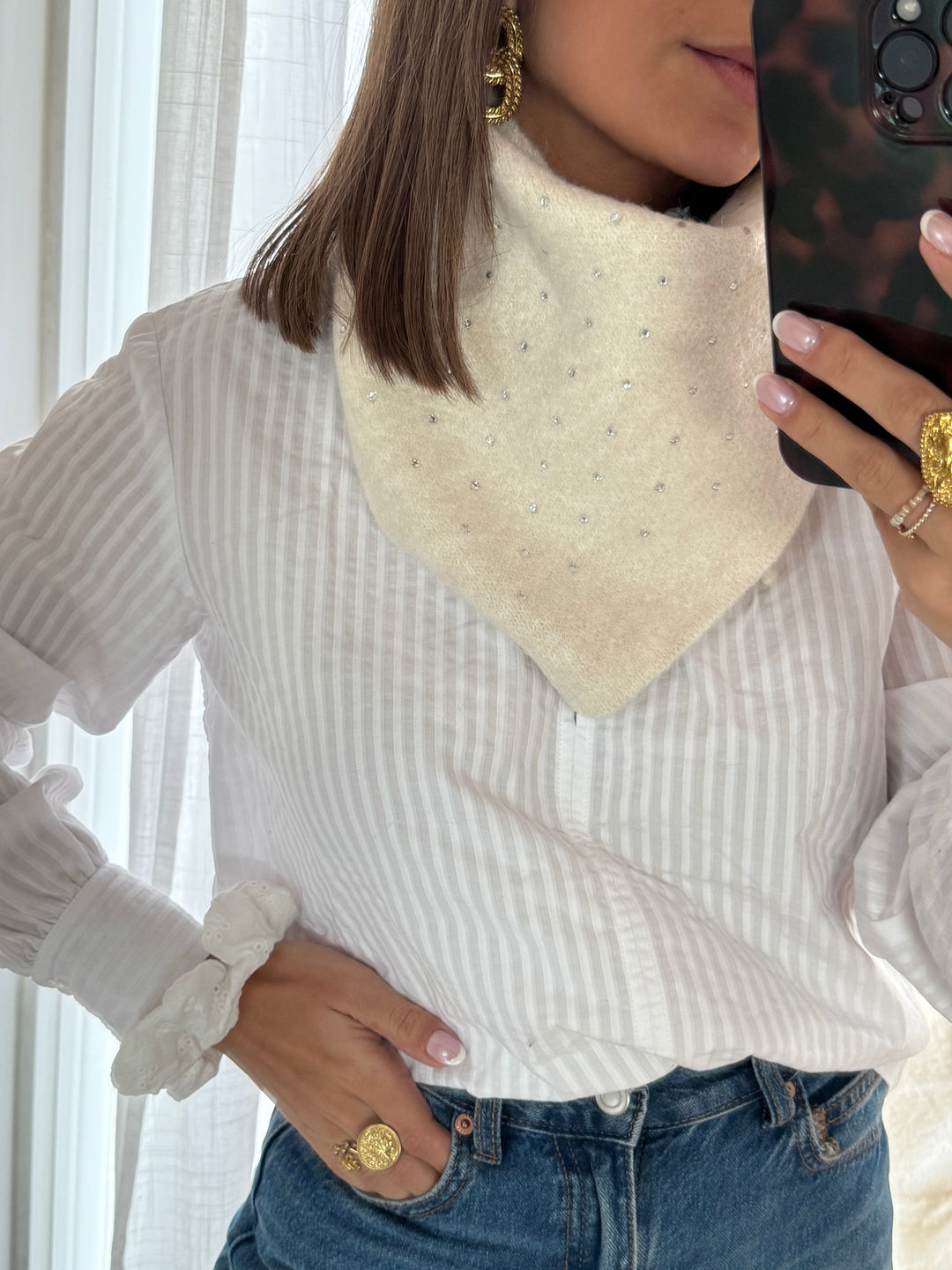 FOULARD | TRIANGLE STRASS