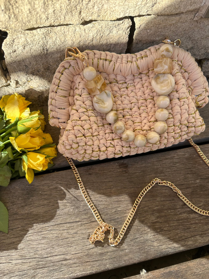 POCHETTE PALOMA BEIGE