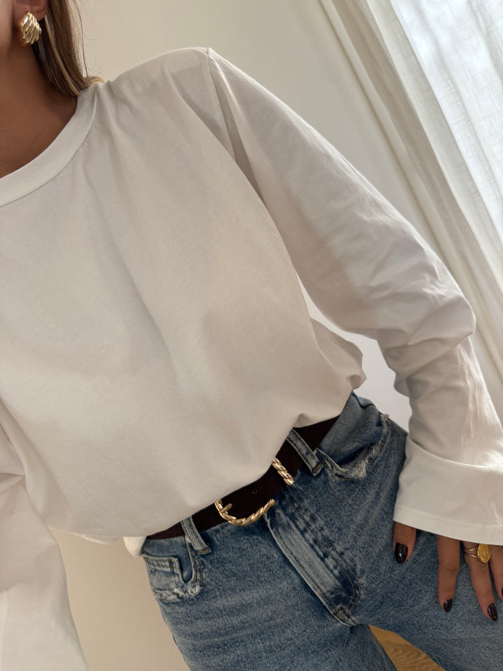 T-SHIRT | BASIC BLANC