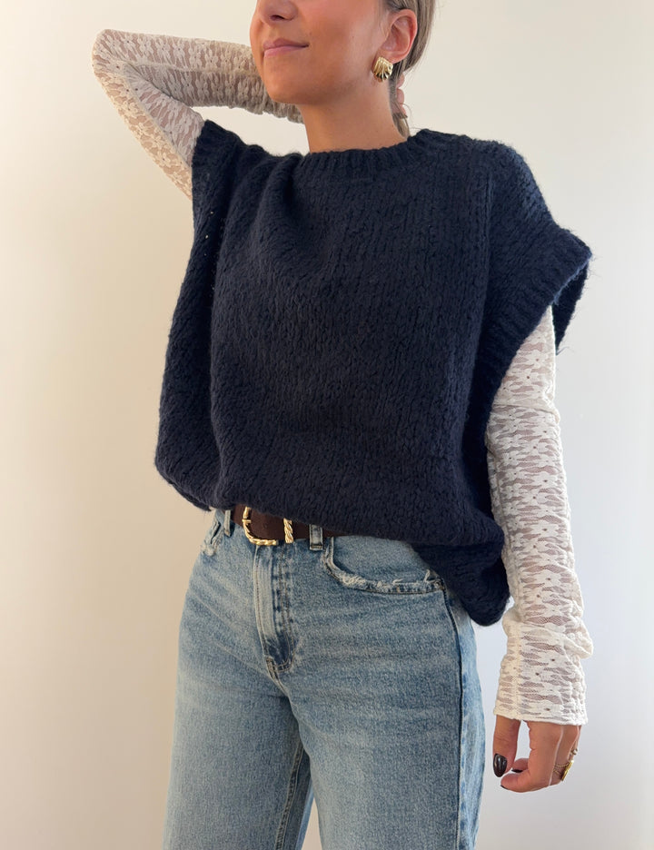 PULL | SANS MANCHES NAVY