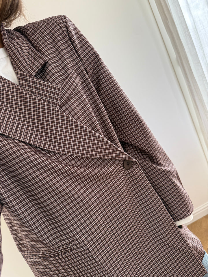 BLAZER | CARREAUX CHOCO (précommande)