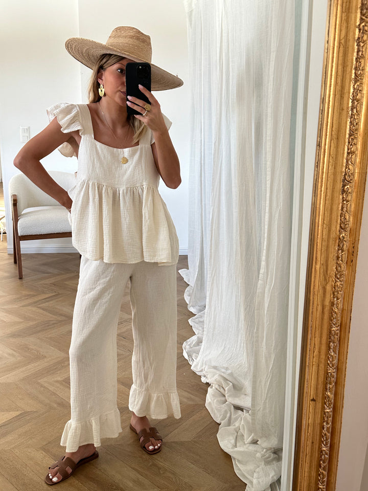 PANTALON | PALMA CREME