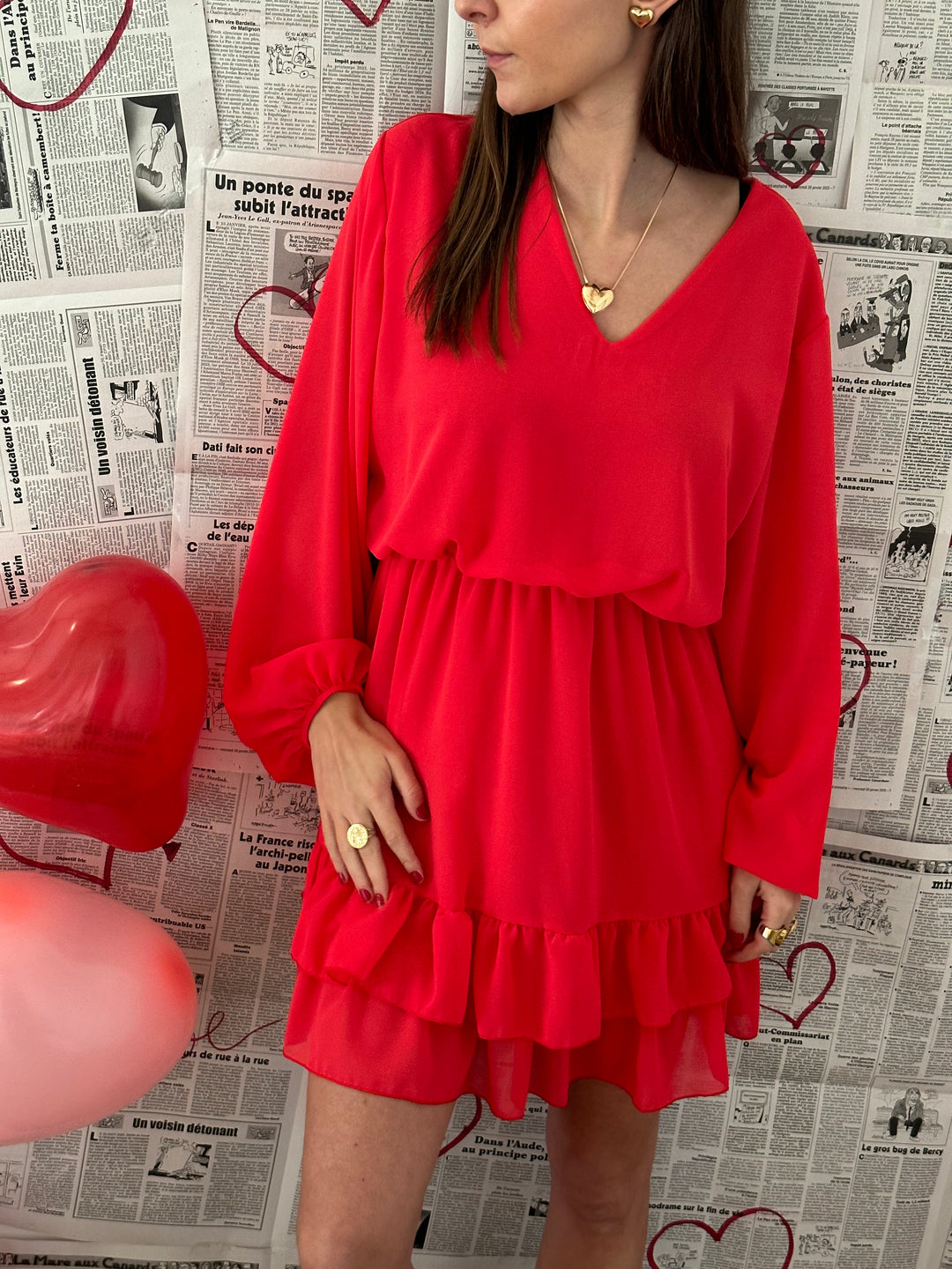 ROBE | SELENA RED