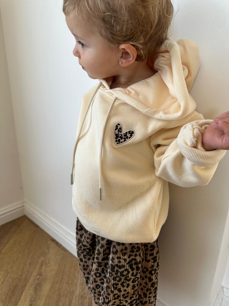 SWEAT | COEUR LÉOPARD KIDS