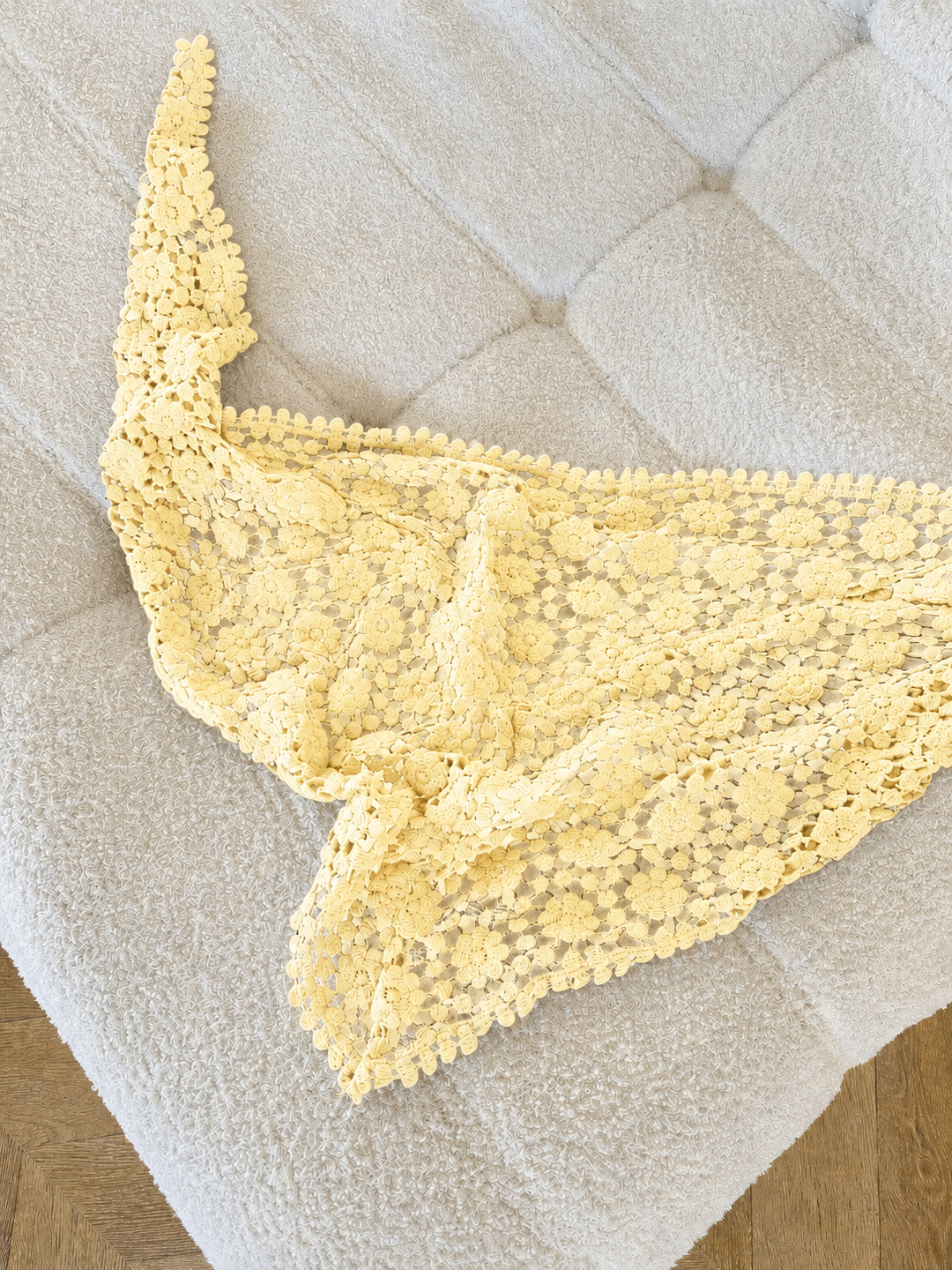 FOULARD | DENTELLE JAUNE