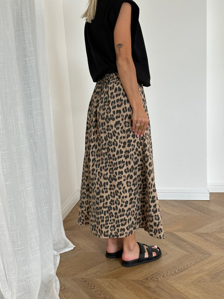 JUPE | JANNA LEOPARD