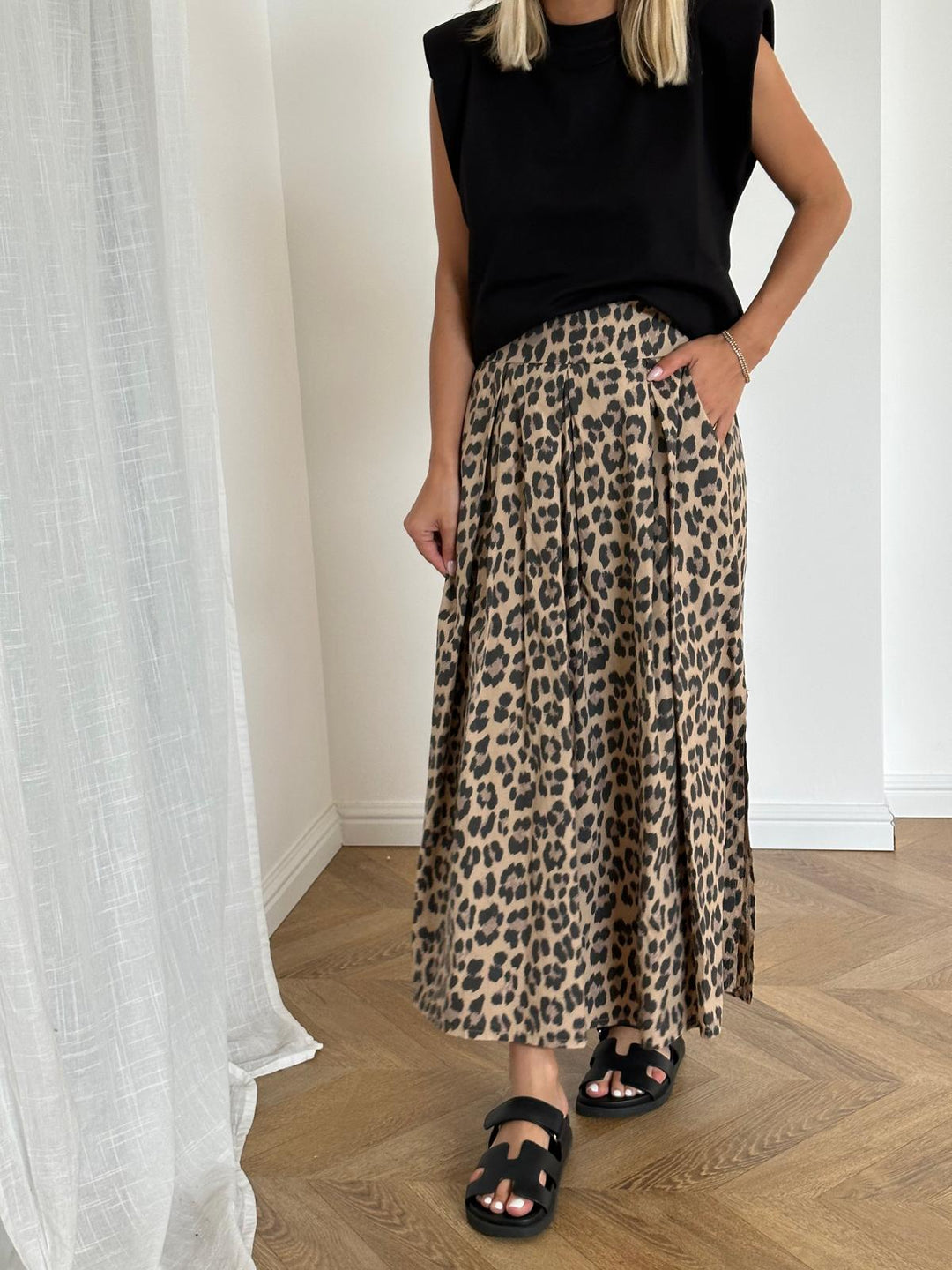 JUPE | JANNA LEOPARD