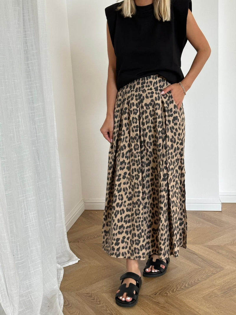 JUPE | JANNA LEOPARD