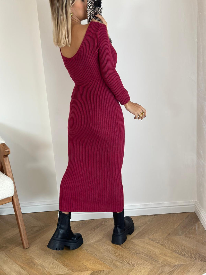 Robe pull | AGATHE BORDEAUX