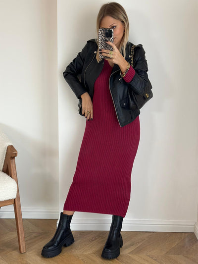 Robe pull | AGATHE BORDEAUX