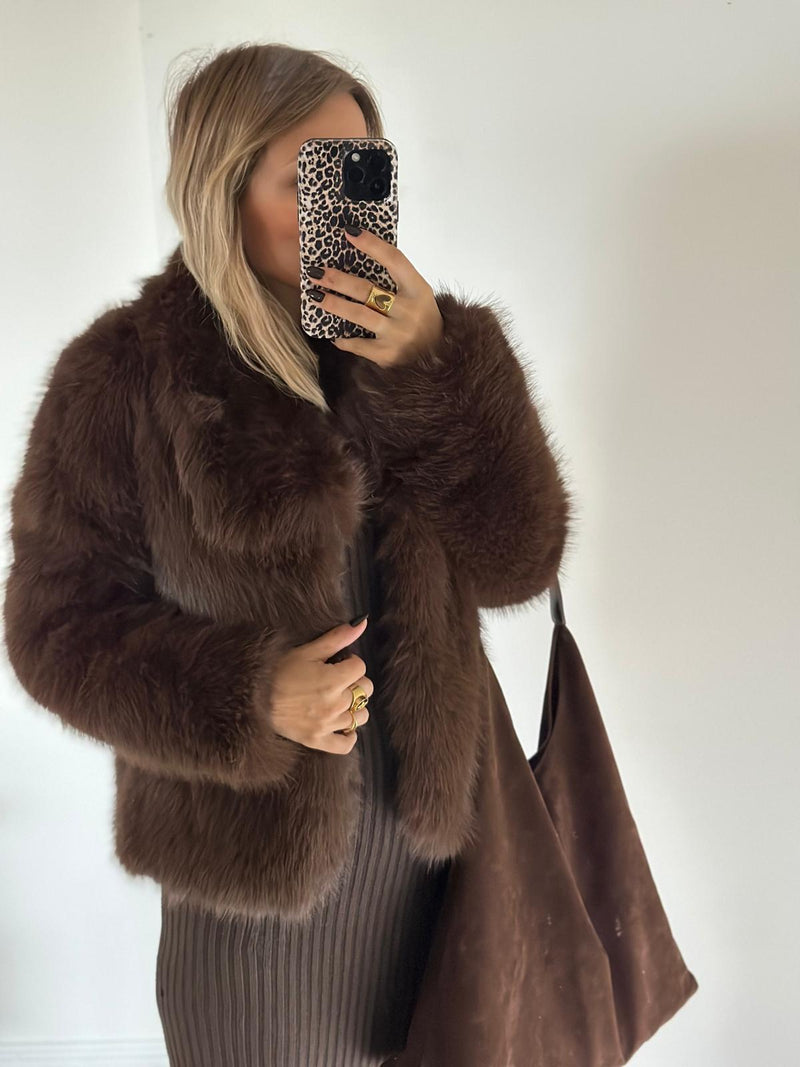 MANTEAU | ALESSIA CHOCO