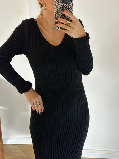 ROBE PULL AGATHE NOIR