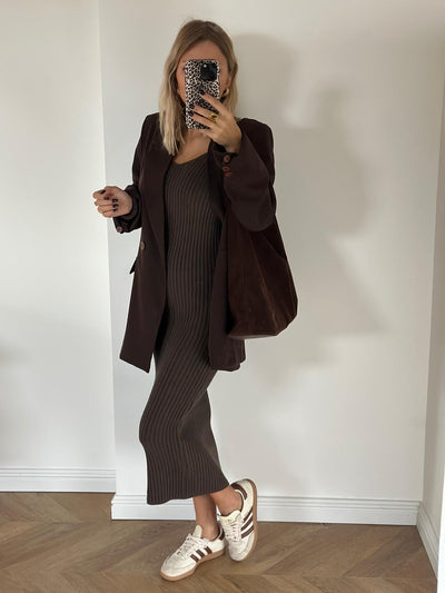 ROBE PULL AGATHE CHOCO