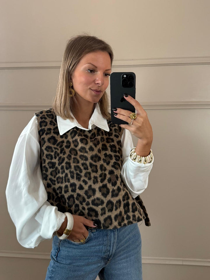 PULL |  SORA LÉOPARD (Précommande)