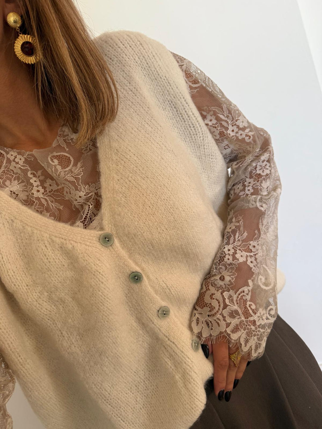 HAUT | DENTELLE ÉCRU