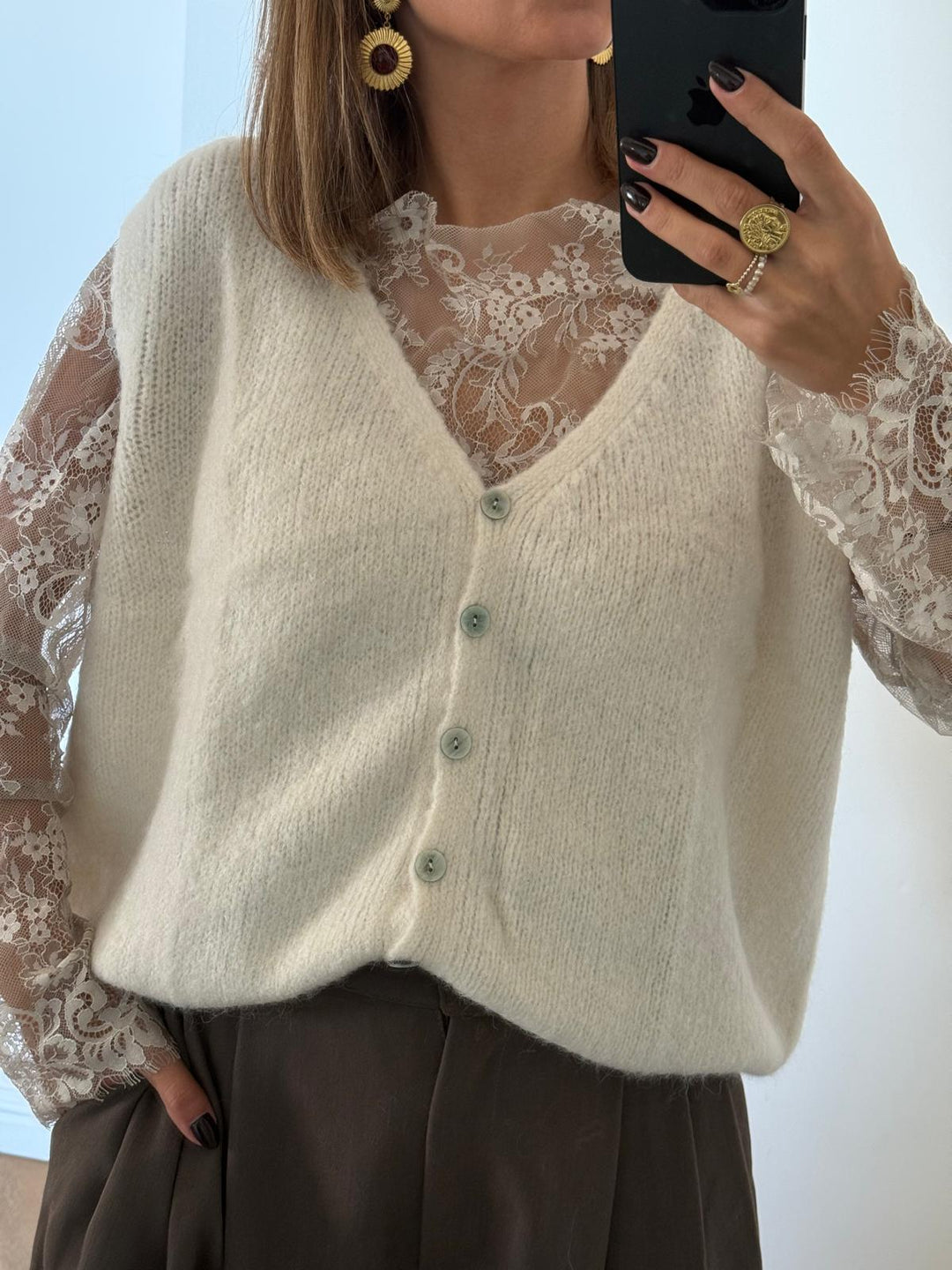 GILET | MARIE ECRU