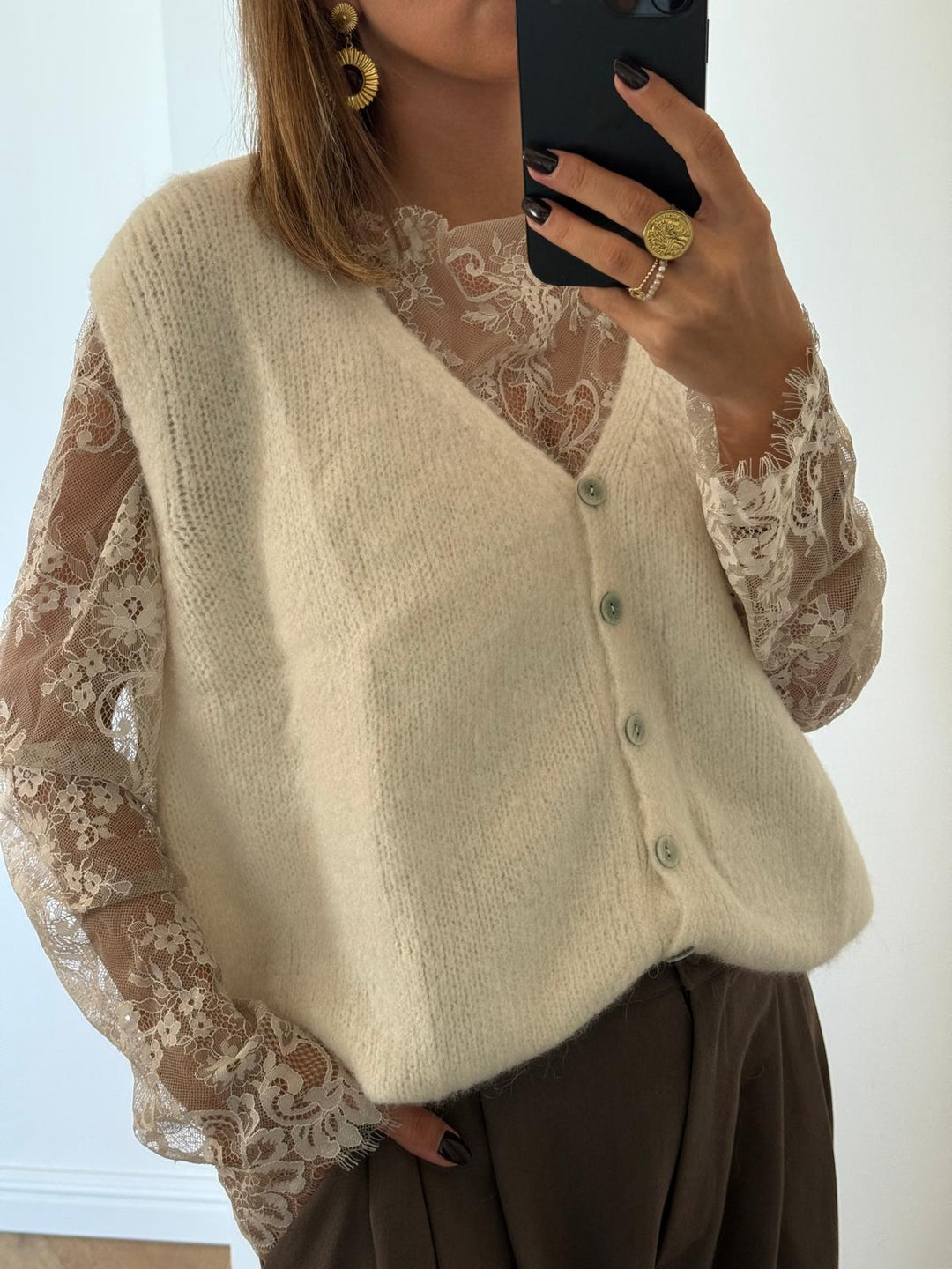 GILET | MARIE ECRU