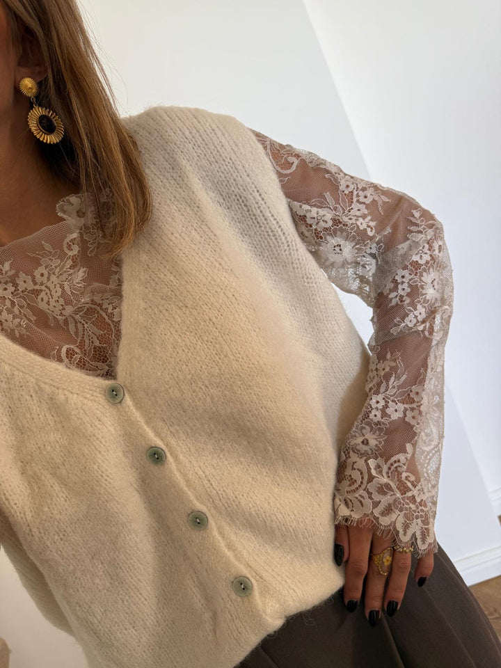 GILET | MARIE ECRU