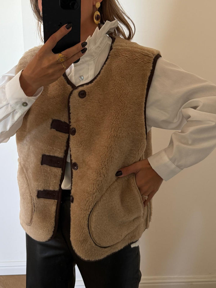 GILET | SASHA CHOCO