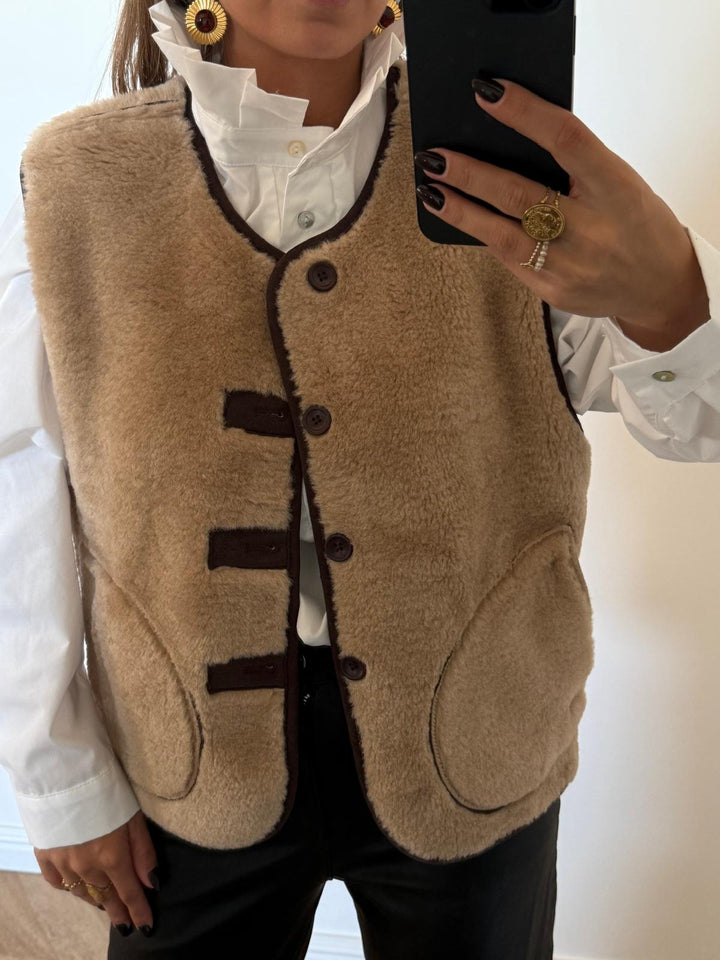 GILET | SASHA CHOCO