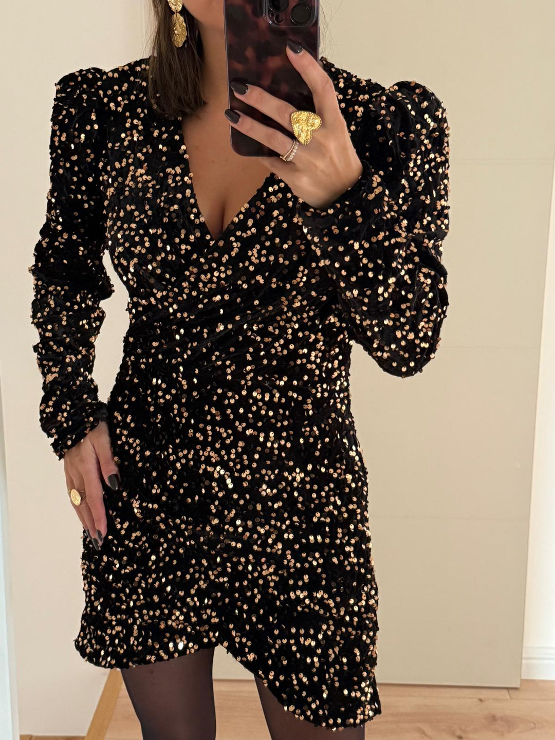 ROBE | SEQUIN BLACK