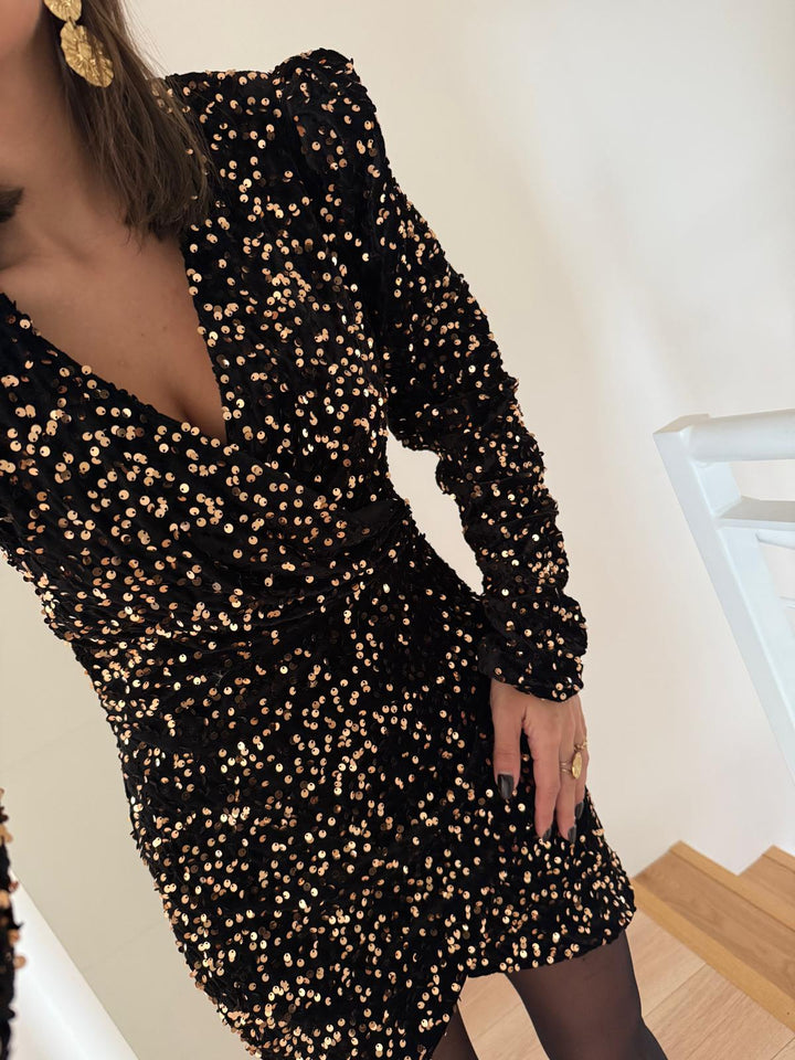 ROBE | SEQUIN BLACK