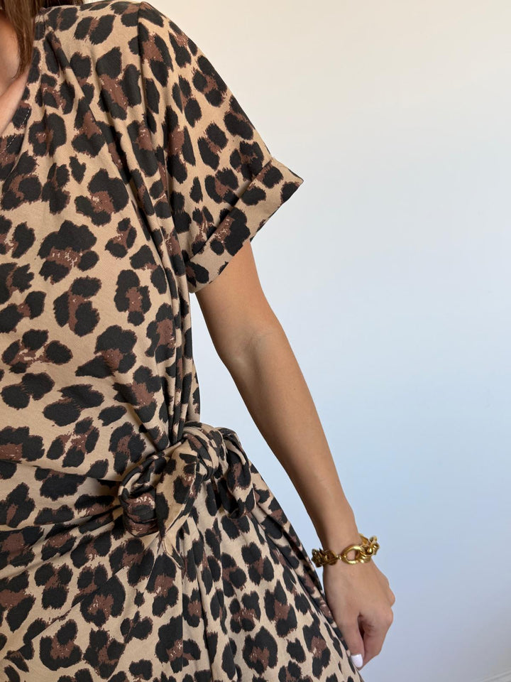 ROBE CAMILLE LÉOPARD
