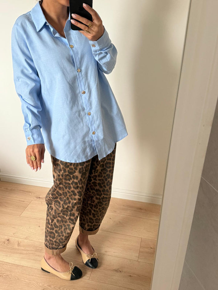 CHEMISE |  ZORA BLEU