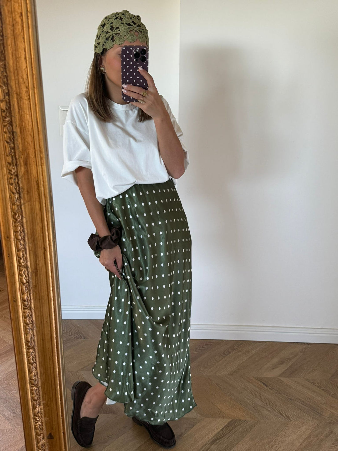JUPE | POIS KAKI