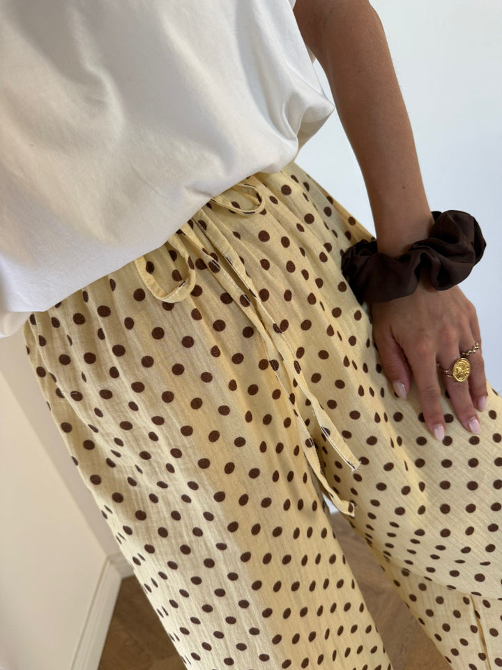 PANTALON | POIS JAUNE