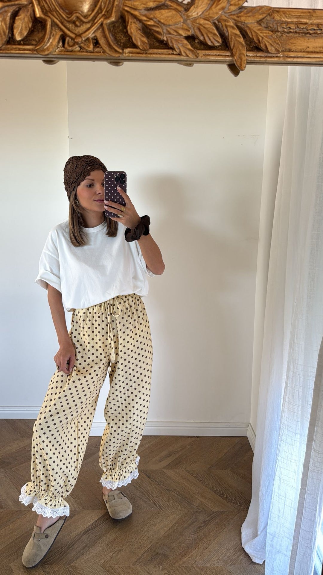 PANTALON | POIS JAUNE