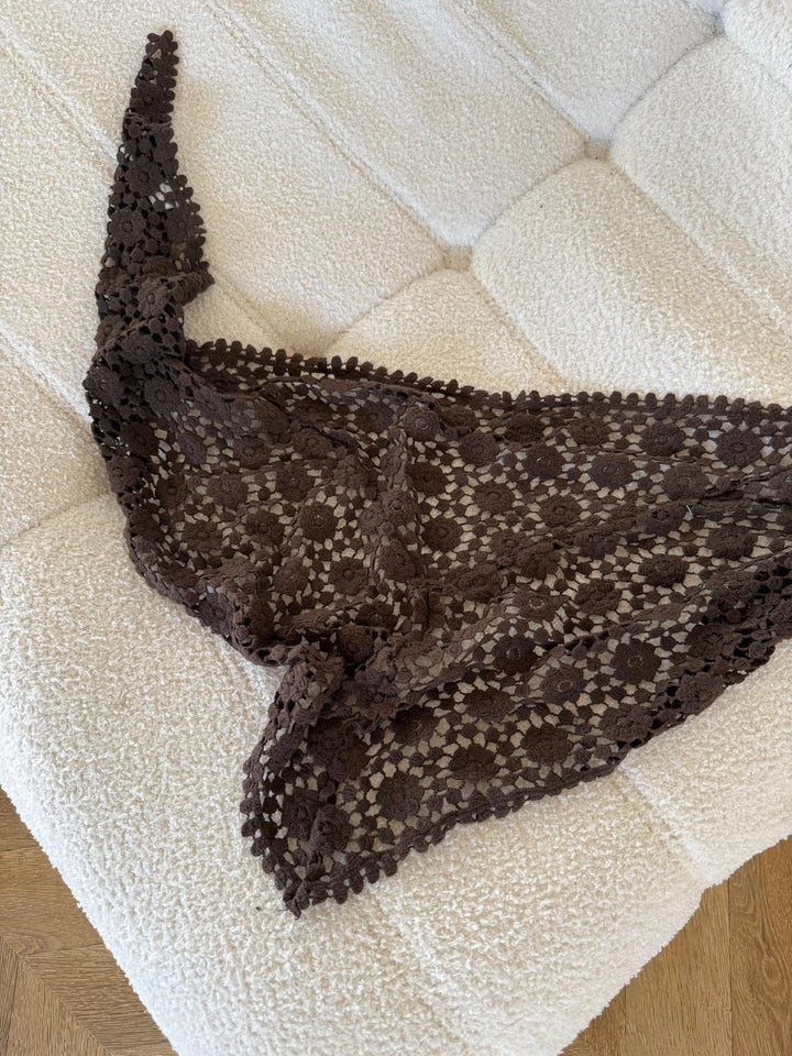 FOULARD | DENTELLE CHOCO